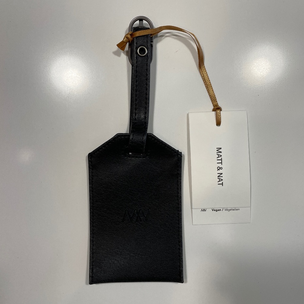 Matt & Nat Vegan Leather Luggage Tag - Picture 2 of 2